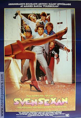 Bachelor Party 1984 movie poster Tom Hanks Tawny Kitaen Adrian Zmed Neal Israel
