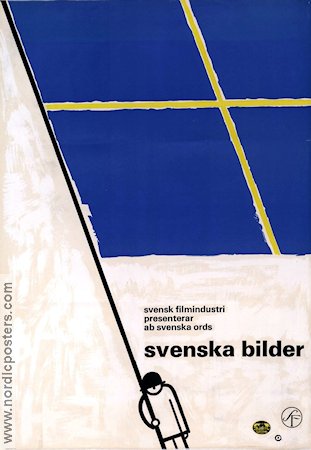Svenska bilder 1964 movie poster Tage Danielsson Hans Alfredson Birgitta Andersson Monica Zetterlund Production: AB Svenska Ord