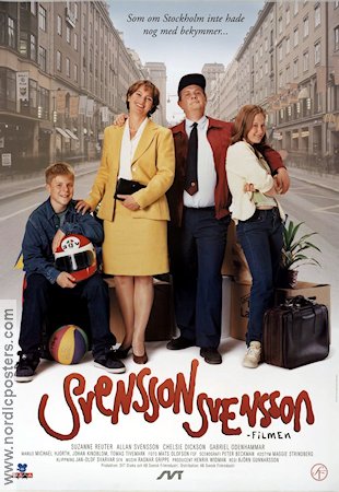 Svensson Svensson filmen 1997 movie poster Suzanne Reuter Allan Svensson Chelsie Bell Dickson Björn Gunnarsson From TV