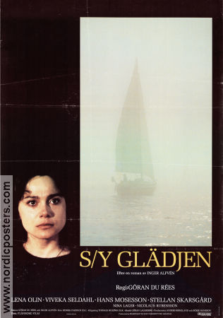 S-Y Joy 1989 movie poster Lena Olin Stellan Skarsgård Viveka Seldahl Hans Mosesson Göran du Rées Ships and navy