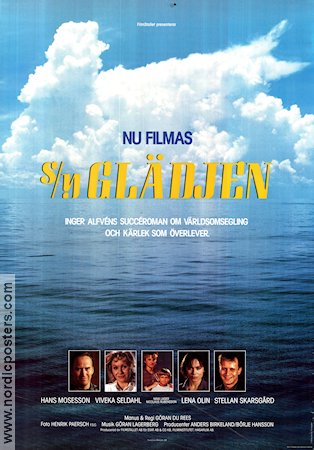 S-Y Glädjen 1989 movie poster Lena Olin Viveka Seldahl Stellan Skarsgård Hans Mosesson Göran du Rées