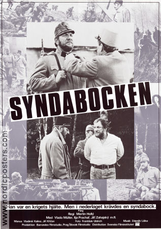 Signum Laudis 1980 movie poster Vlado Müller Josef Baha Ilja Prachar Martin Holly Country: Czech