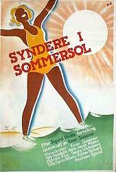 Syndere i sommersol 1933 movie poster Einar Sissener