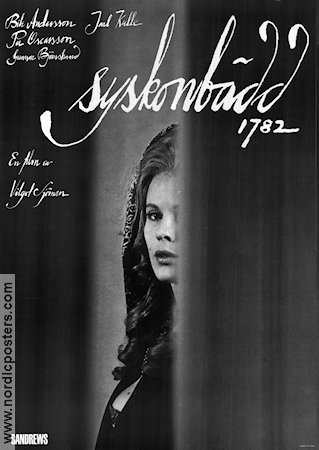 My Sister My Love 1966 movie poster Bibi Andersson Jarl Kulle Per Oscarsson Vilgot Sjöman