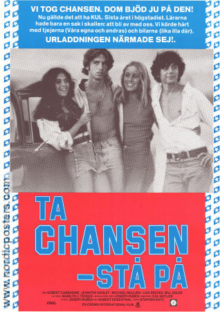 Ta chansen stå på 1976 poster Robert Carradine Jennifer Ashley Michael Mullins Joseph Ruben Sport