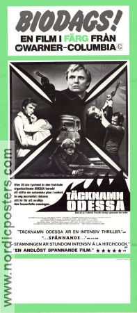 The Odessa File 1974 movie poster Jon Voight Maximilian Schell Maria Schell Ronald Neame Writer: Frederick Forsyth Trains