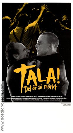 Tala det är så mörkt 1993 movie poster Etienne Glaser Simon Norrthon Suzanne Osten Find more: Nazi Find more: Skinnheads