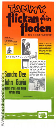 Tammy flickan från floden 1961 poster Sandra Dee John Gavin Charles Drake Harry Keller