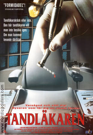 The Dentist 1996 movie poster Corbin Bernsen Brian Yuzna Medicine and hospital