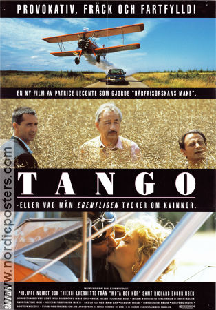 Tango 1993 movie poster Philippe Noiret Patrice Leconte Dance Planes