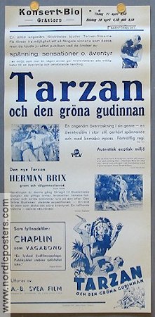 Tarzan och den gröna gudinnan 1937 movie poster Herman Brix Find more: Tarzan