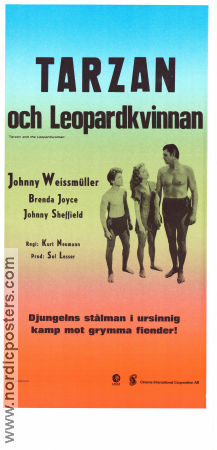 Tarzan and the Leopard Woman 1946 movie poster Johnny Weissmuller Brenda Joyce Johnny Sheffield Kurt Neumann Find more: Tarzan