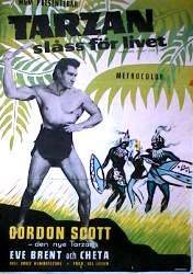 Tarzan´s Fight For Life 1959 movie poster Gordon Scott