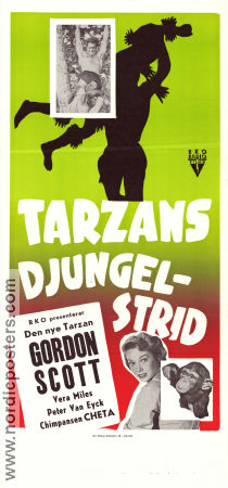 Tarzan´s Hidden Jungle 1955 movie poster Gordon Scott Vera Miles Peter van Eyck Harold D Schuster Find more: Tarzan