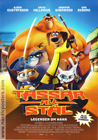 Tassar av stål 2022 poster Michael Cera Chris Bailey Animerat Hundar