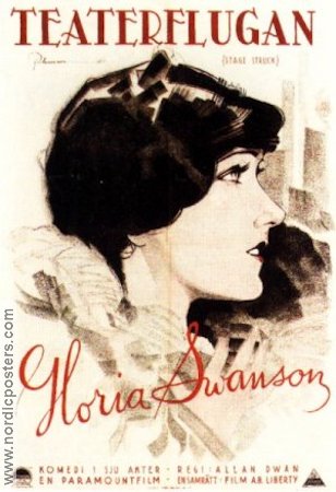 Stage Struck 1925 movie poster Gloria Swanson
