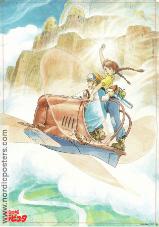 Laputa Castle in the Sky 1986 movie poster Hayao Miyazaki Production: Studio Ghibli Find more: Anime Country: Japan Animation Kids