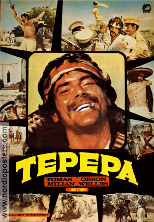 Tepepa 1969 movie poster Tomas Milian Orson Welles John Steiner Giulio Petroni