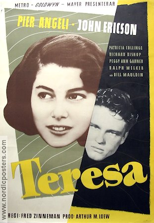 Teresa 1951 movie poster Pier Angeli John Ericson