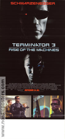 Terminator 3: Rise of the Machines 2003 movie poster Arnold Schwarzenegger Nick Stahl Kristanna Loken Jonathan Mostow Glasses