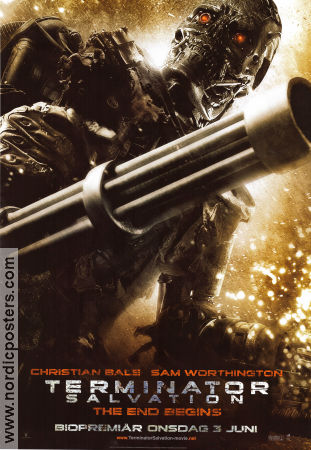 Terminator Salvation 2009 poster Christian Bale Sam Worthington Anton Yelchin McG Robotar