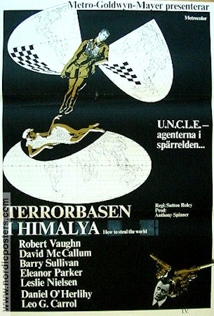 How to Steal the World 1969 movie poster Robert Vaughn David McCallum Find more: Man From UNCLE Agents