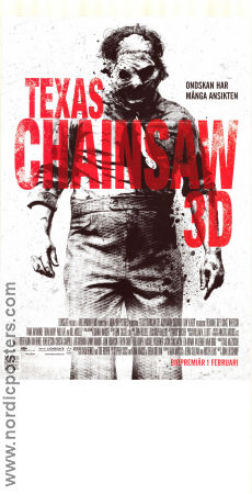 Texas Chainsaw 3D 2012 movie poster Alexandra Daddario Tania Raymonde Scott Eastwood John Luessenhop 3-D