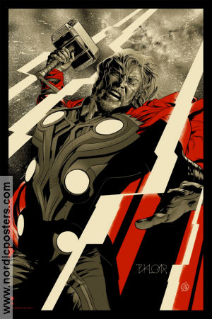 THOR Mondo Phantom City Creative Limited litho No 72 of 120 2012 affisch Affischkonstnär: Martin Ansin Hitta mer: Marvel Hitta mer: Mondo Hitta mer: Comics