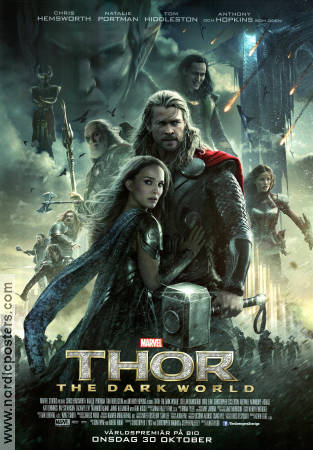 Thor The Dark World 2013 poster Chris Hemsworth Natalie Portman Alan Taylor Hitta mer: Marvel Hitta mer: Vikings