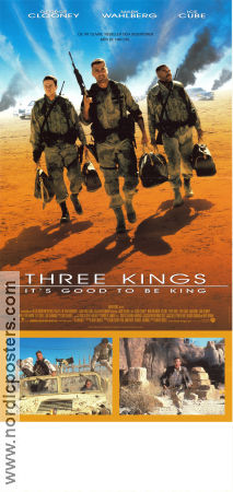 Three Kings 1999 movie poster George Clooney Mark Wahlberg Ice Cube David O Russell