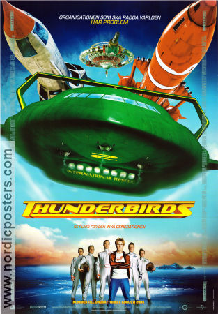 Thunderbirds 2004 movie poster Brady Corbet Jonathan Frakes Spaceships From TV