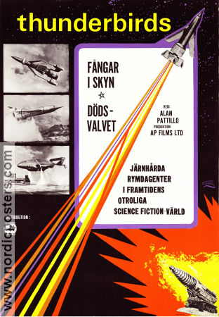 Thunderbirds TV 1965 movie poster Alan Pattillo From TV Spaceships