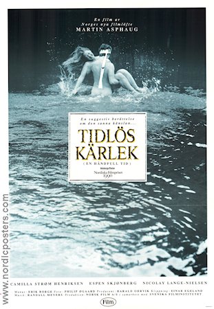 Tidlös kärlek 1989 poster Espen Skjönberg Nicolay Lange-Nielsen Camilla Ström Henriksen Martin Asphaug Norge