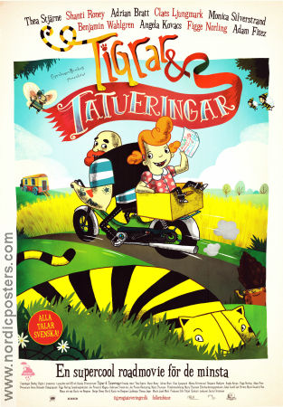 Tigre og tatoveringer 2010 movie poster Lars Bom Karla von Bengtson Animation Denmark