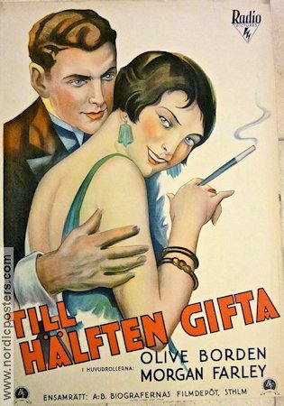 Half Marriage 1929 movie poster Olive Borden Morgan Farley
