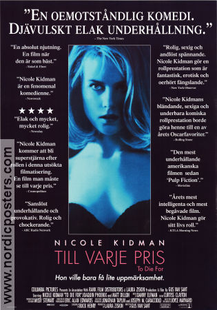 Till varje pris 1995 poster Nicole Kidman Matt Dillon Joaquin Phoenix Gus Van Sant