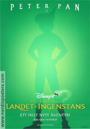 Peter Pan 2 Return to Never Land 2002 movie poster Blayne Weaver Robin Budd Find more: Peter Pan