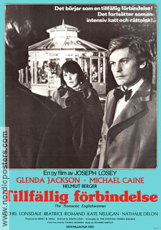 Tillfällig förbindelse 1975 poster Glenda Jackson Michael Caine Michael Lonsdale Joseph Losey