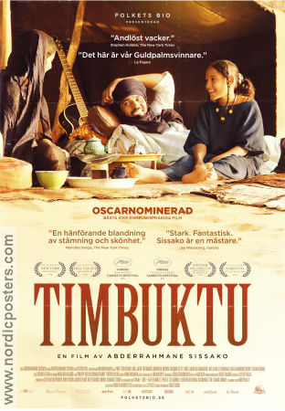 Timbuktu 2014 poster Ibrahim Ahmed Abel Jafri Toulou Kiki Abderrahmane Sissako Filmen från: Mauretania Hitta mer: Africa