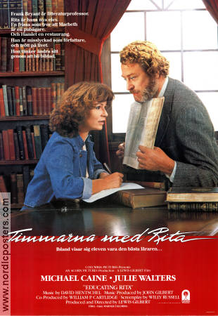 Educating Rita 1983 movie poster Michael Caine Julie Walters Michael Williams Lewis Gilbert School