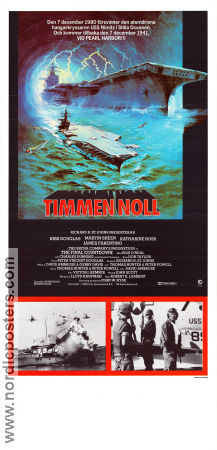 Timmen noll 1980 poster Kirk Douglas Martin Sheen Katharine Ross Don Taylor Skepp och båtar