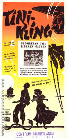 Tini-Kling 1951 movie poster Göran Byttner Birger Sandberg Wolf Lyberg Djurgårdens IF Lennart Ehrenborg Football soccer Documentaries