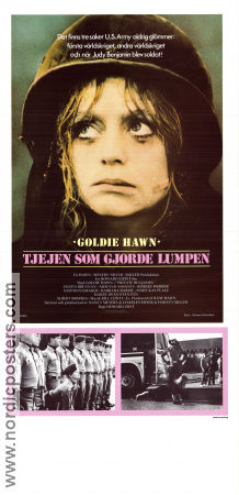 Tjejen som gjorde lumpen 1980 poster Goldie Hawn Eileen Brennan Armand Assante Howard Zieff Krig