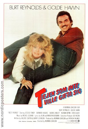 Best Friends 1983 movie poster Goldie Hawn Burt Reynolds Jessica Tandy Norman Jewison