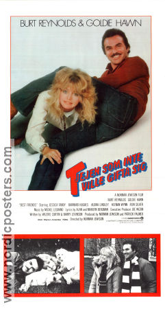 Best Friends 1983 movie poster Goldie Hawn Burt Reynolds Jessica Tandy Norman Jewison