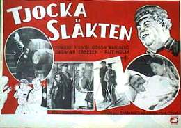 Tjocka släkten 1935 movie poster Edvard Persson