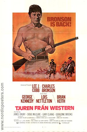 The Bull of the West 1972 movie poster Charles Bronson Lee J Cobb
