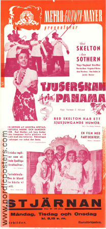 Panama Hattie 1942 movie poster Red Skelton Ann Sothern Musicals