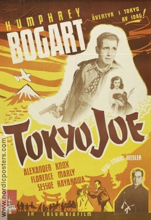 Tokyo Joe 1949 movie poster Humphrey Bogart Alexander Knox Florence Marly Stuart Heisler Film Noir