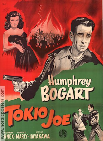 Tokyo Joe 1949 movie poster Humphrey Bogart Alexander Knox Florence Marly Stuart Heisler Film Noir